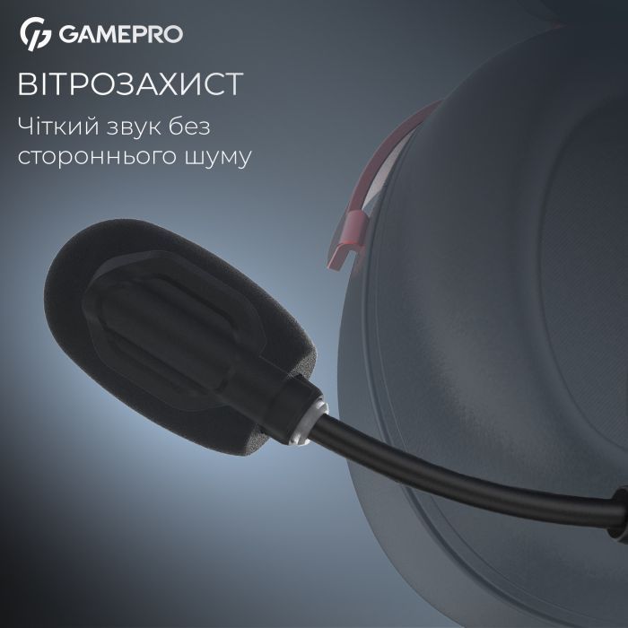 Навушники GamePro Asgard Freya Pro Wireless Black/Red (HSW201BR) зображення 10