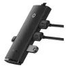 Концентратор Baseus USB 3.0 to 4xUSB 3.0 0.25m black (WKQX030001) изображение 2