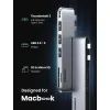 Концентратор Ugreen 2xUSB-C to 3xUSB 3.0 + SD/TF + PD CM251 gray (60560) зображення 2 Концентратор Ugreen 2xUSB-C to 3xUSB 3.0 + SD/TF + PD CM251 gray (60560) зображення 2