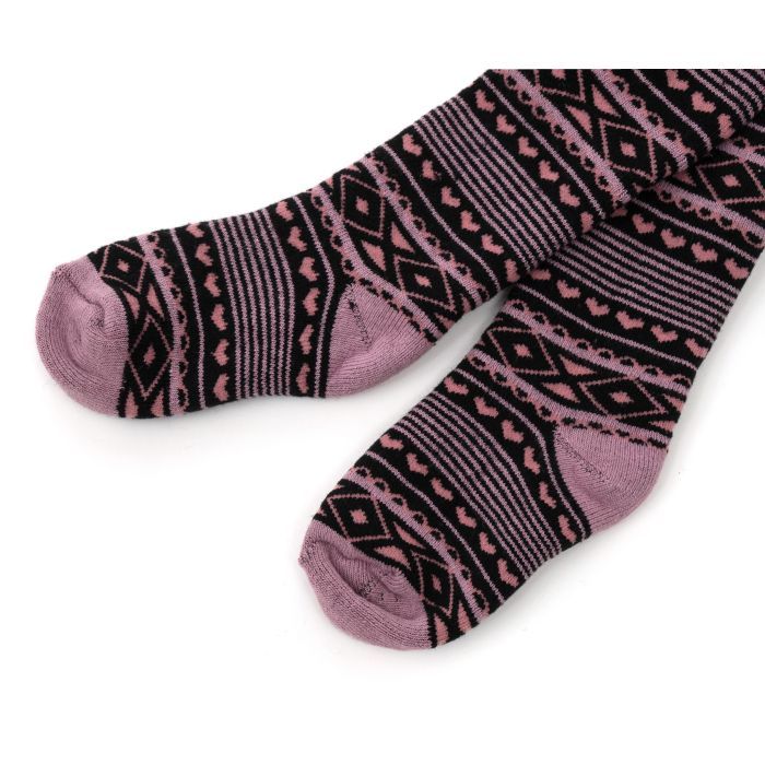 Колготки дитячі UCS Socks махрові (M1C0301-2057-86G-pinkblack) зображення 2