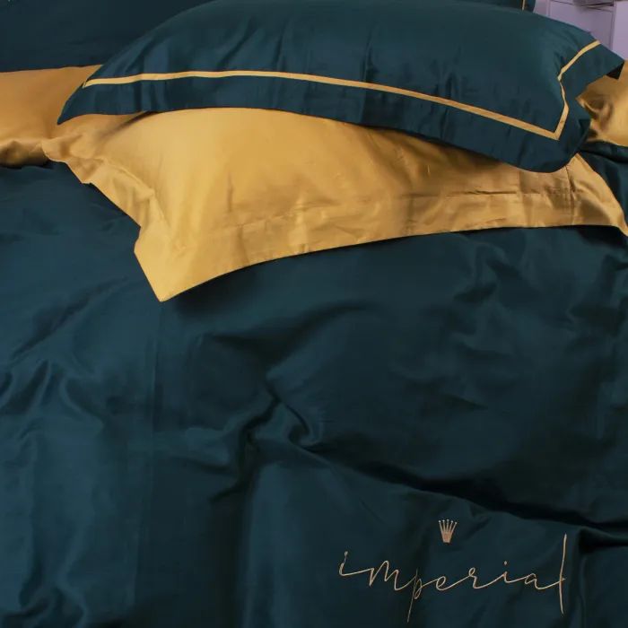 Постельное белье MirSon Сатин Imperial Satin Messina 160х220 полуторный Евро (2200007179077) изображение 4