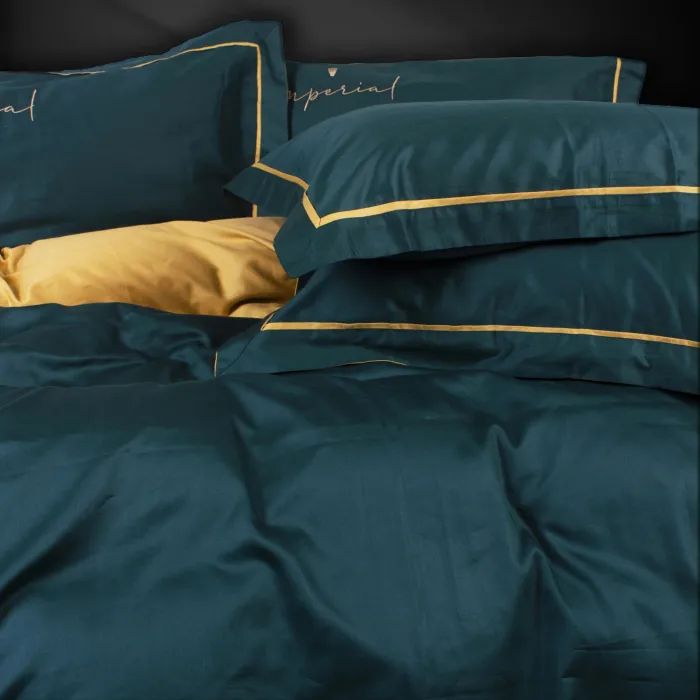 Постельное белье MirSon Сатин Imperial Satin Messina 160х220 полуторный Евро (2200007179077) изображение 7