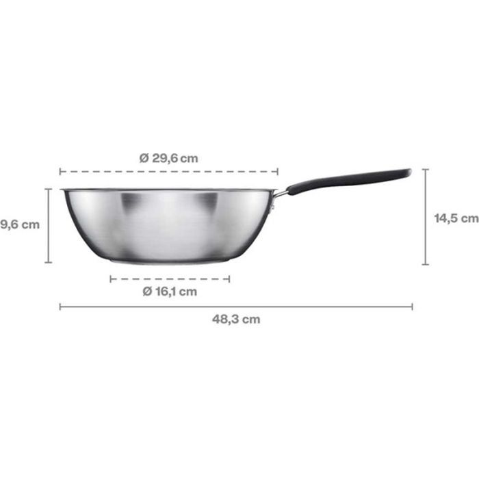 Сковорода Fiskars Вок Functional Form 28 см (1072313) зображення 6