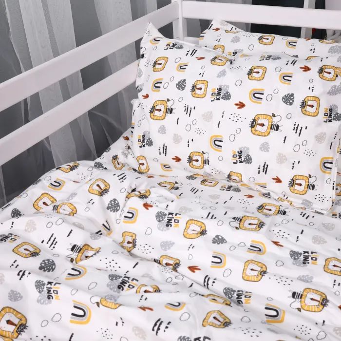 Постельное белье MirSon 014 Lion Фланель 2x143x210 Семейный (2200009655104) изображение 2