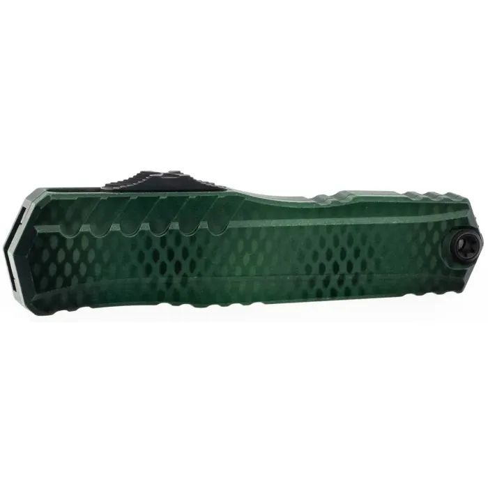 Нож Microtech Cypher II D/E Black Blade X-51 Handle Green (1242-1GRX51S) изображение 3 Нож Microtech Cypher II D/E Black Blade X-51 Handle Green (1242-1GRX51S) изображение 3