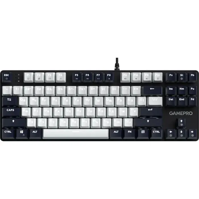 Клавіатура GamePro Genesis Metallic MK110B Outemu Red Switch USB UA Black (MK110B)