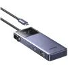 Концентратор Ugreen USB-C 7-in-1 3xUSB + 1xUSB-C + HDMI + RJ45 + PD 100W CM888 gray (45155) изображение 2