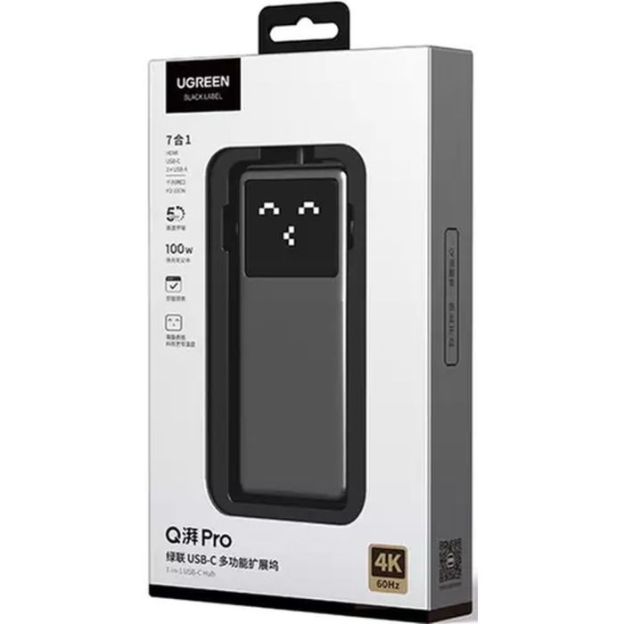 Концентратор Ugreen USB-C 7-in-1 3xUSB + 1xUSB-C + HDMI + RJ45 + PD 100W CM888 gray (45155) изображение 5