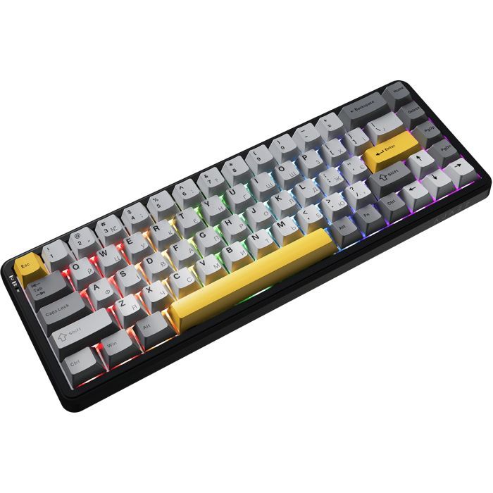 Клавіатура Ajazz AK680 MAX Magnetic Switch RGB USB Black (AK680-M-BGY-AW) зображення 2