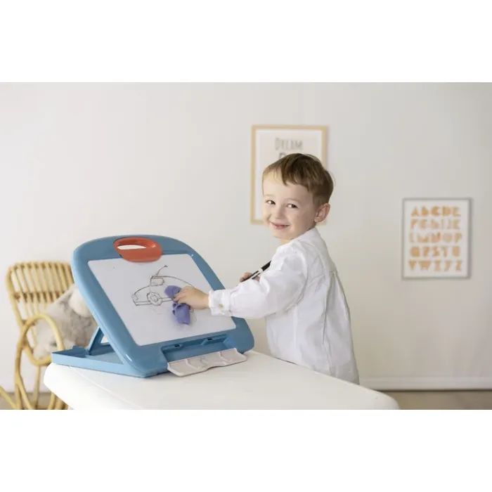 Мольберт Smoby дошка для малювання 27х43х31 см Синя (410713) изображение 11
