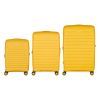 Набір валіз 2E Aero (L+M+S), бурштиново-жовті (2E-SPP-AERO-SET3-AY) зображення 3