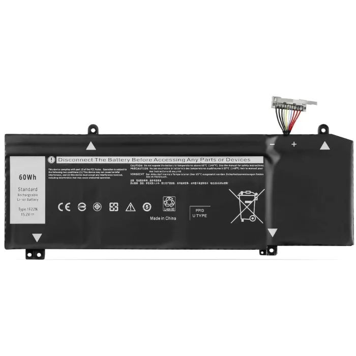 Аккумулятор для ноутбука Dell Alienware M15 1F22N, 60Wh (3750mAh), 4cell, 15.2V, Li-ion (A71130)