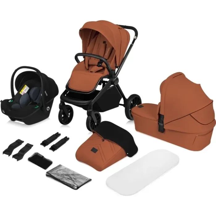 Коляска Lionelo Mika plus 3 in 1 grey stone (LO-MIKA PLUS 3IN1 GREY STONE) изображение 12