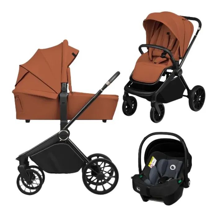 Коляска Lionelo Mika plus 3 in 1 grey stone (LO-MIKA PLUS 3IN1 GREY STONE)