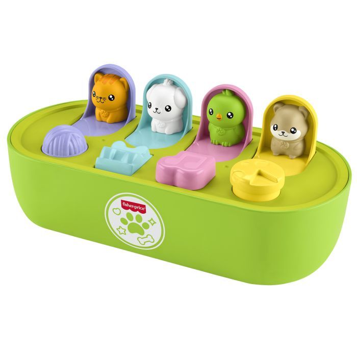 Развивающая игрушка Fisher-Price Прятки со зверьками (JDL66) изображение 2