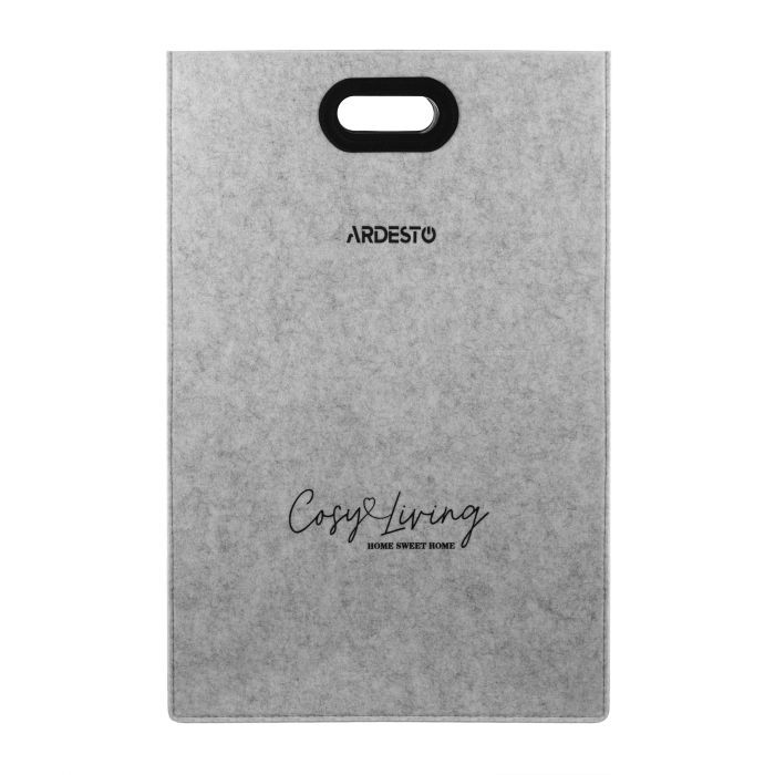Корзина для белья Ardesto Prestigio Серая 68 л (ARHC2401FG) изображение 2