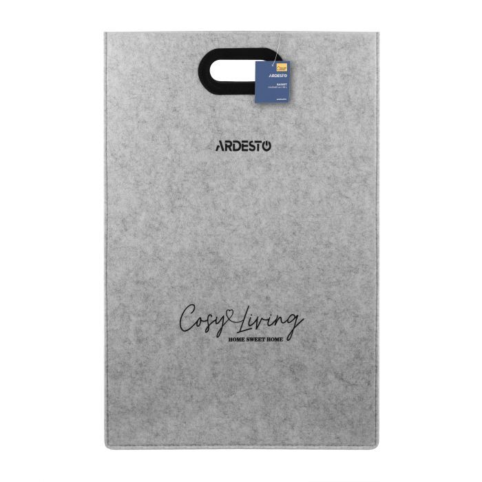 Корзина для белья Ardesto Prestigio Серая 68 л (ARHC2401FG) изображение 5