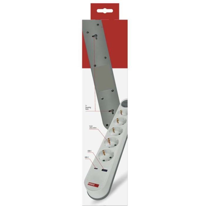 Мережевий подовжувач EMOS P1523FC зображення 10