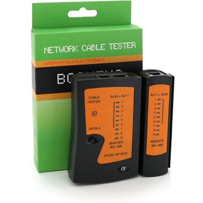 Тестер кабельний Voltronic BS-468, RJ-45+RJ-11 (YT-BS-468)