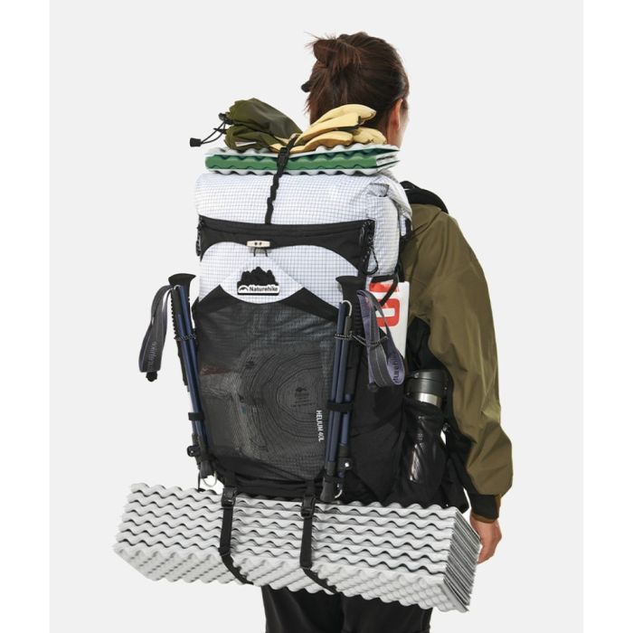 Рюкзак туристичний Naturehike Helium CNK2450XB016, 40 л, білий, M (6976507668088) зображення 5