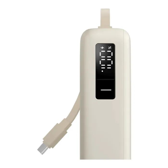 Батарея універсальна Xiaomi 20000mAh 67W Integrated Cable Tan (BHR08O7GL) зображення 3