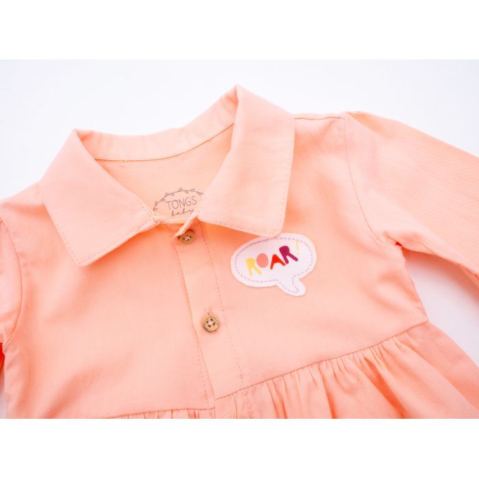 Платье детское Tongs с длиным рукавом (2937-80G-peach) изображение 3