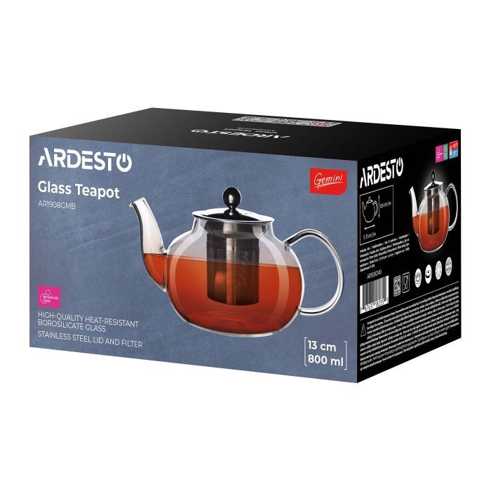 Заварник Ardesto Gemini Roma 800 мл (AR1908GMB) изображение 2