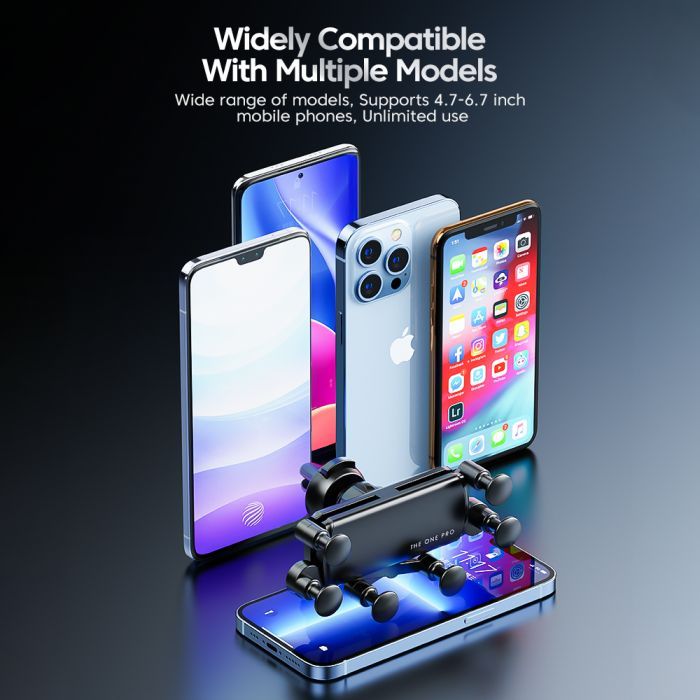 Універсальний автотримач Essager Tourist Gravity Car Mount Phone Holder Black (EZJZL-TR01) зображення 6