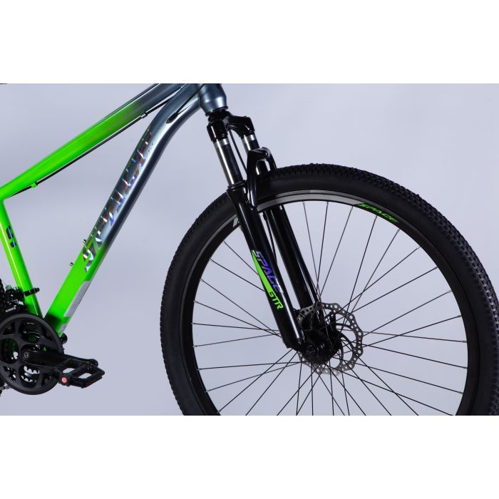 Велосипед Space 29" MARS DD FR рама-16" ST 2026 зелено-сріблястий (OPS-SP-29-152) зображення 4