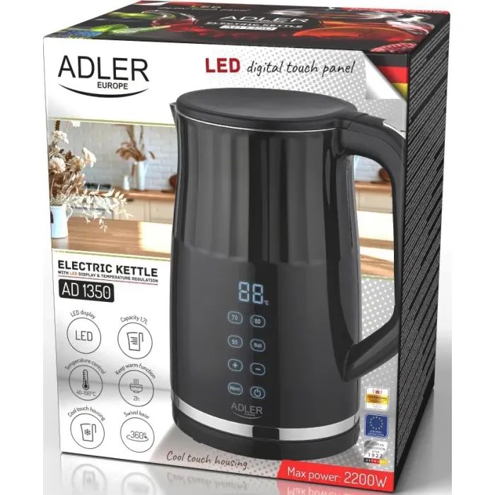 Електрочайник Adler AD 1350 зображення 7