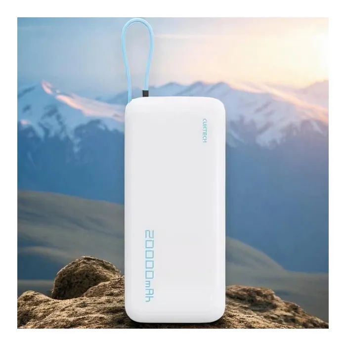 Батарея универсальная CUKTECH 20000mAh PB200N 55W White (CUKP200NGLLG) изображение 4