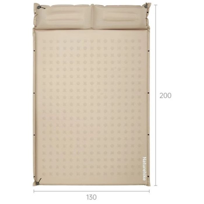 Туристический коврик Naturehike CNK2550WS025, вологостійкий, 200х130х3 см, бежевий (6977465868770) изображение 2
