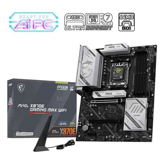 Материнская плата MSI MAG X870E GAMING MAX WIFI изображение 5