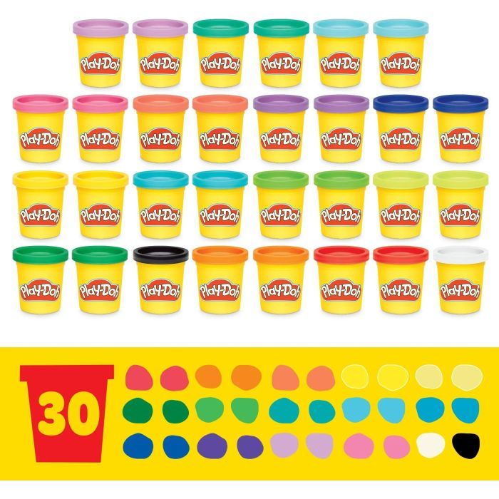 Пластилін Hasbro Play-Doh, 30 баночок (F0634) зображення 3