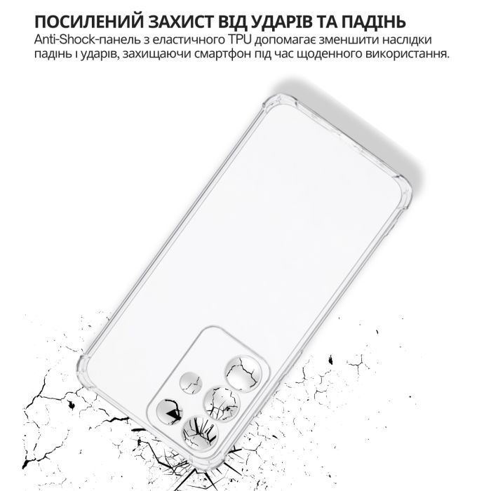 Чохол до мобільного телефона BeCover Anti-Shock Realme C85 5G Clear (715065) зображення 4