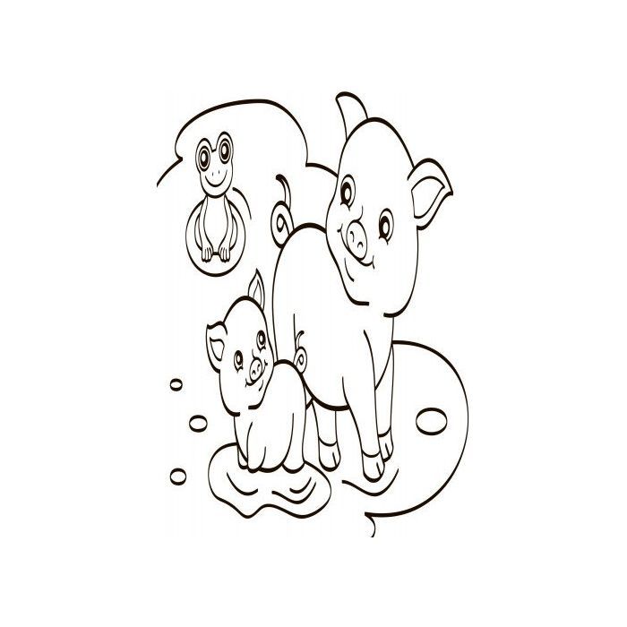 Книга Водна розмальовка. Свійські тварини Ранок (9789667484361) изображение 5