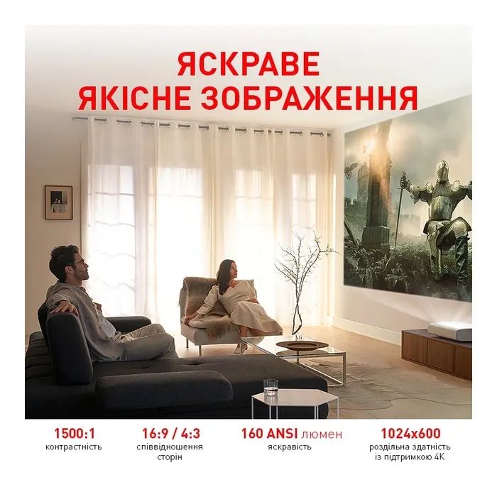 Проектор AURA SPJ-300 (AU-PRJSPJ300-W) изображение 3