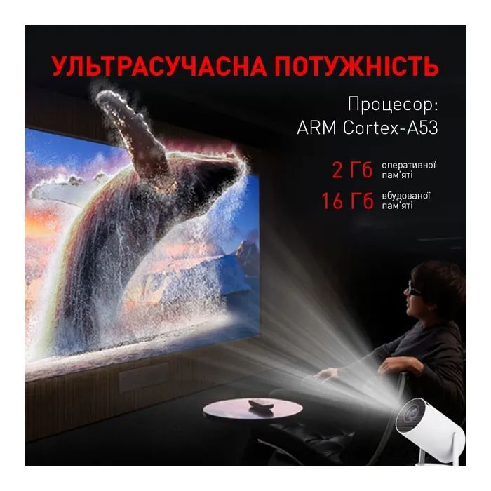 Проектор AURA SPJ-300 (AU-PRJSPJ300-W) изображение 7