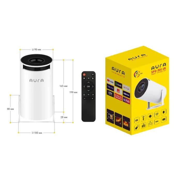 Проектор AURA SPJ-300 (AU-PRJSPJ300-W) изображение 9