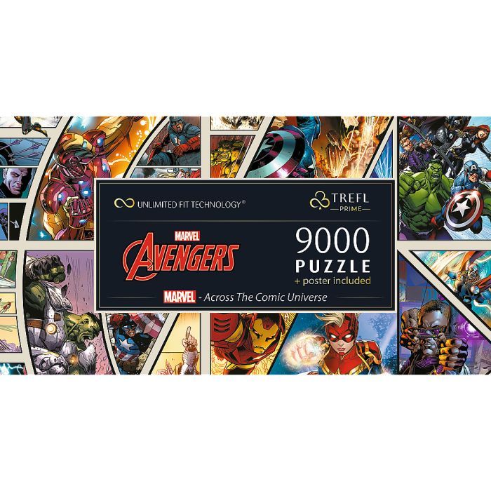 Пазл Trefl UFT Marvel Heroes, 9000 елементів (5900511810226) зображення 4