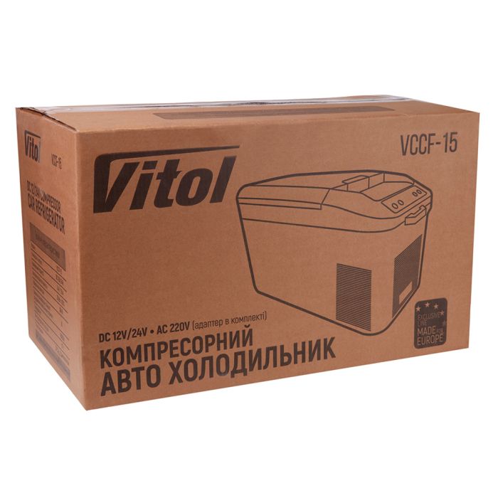 Автохолодильник VITOL 15 л. (VCCF-15) изображение 11