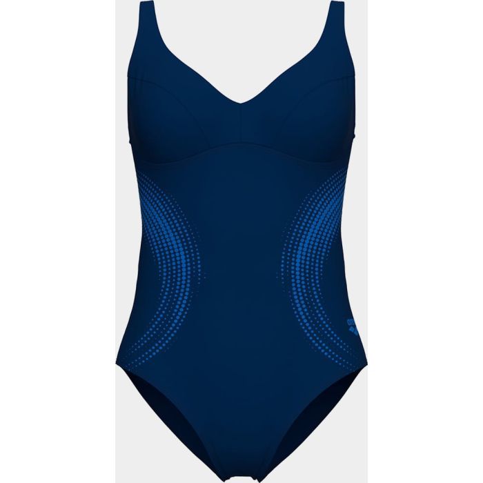Купальник Arena Shimmering Swimsuit U Back 010810-708 синій 42 (3468337757634) зображення 7