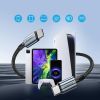 Дата кабель USB-C to USB-C 1.2m 60W braided black Choetech (XCC-1014) изображение 3