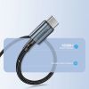 Дата кабель USB-C to USB-C 1.2m 60W braided black Choetech (XCC-1014) изображение 4