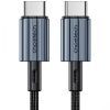 Дата кабель USB-C to USB-C 1.2m 60W braided black Choetech (XCC-1014)