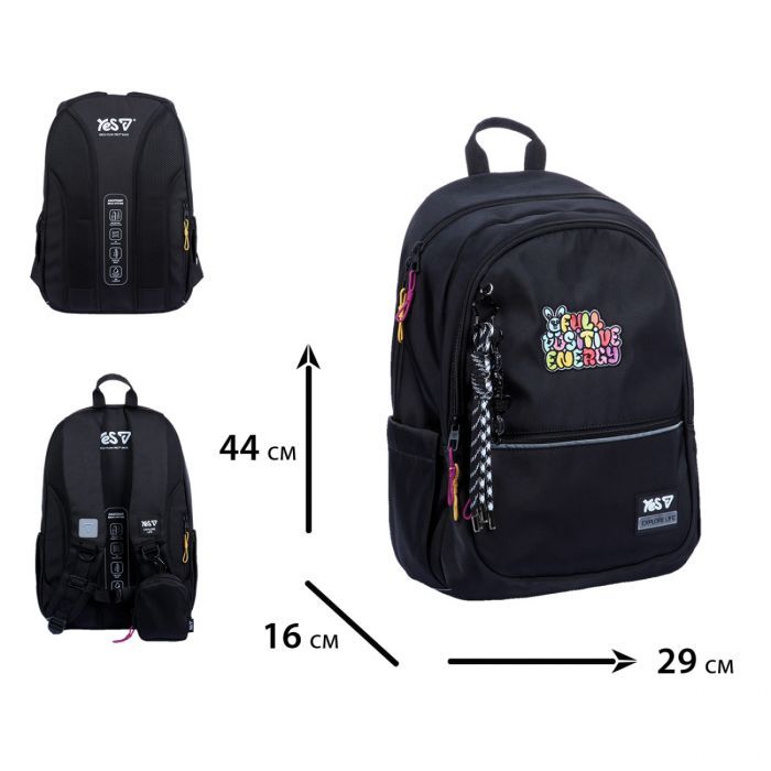 Рюкзак школьный Yes Positive Energy TS-113L (550360) изображение 3