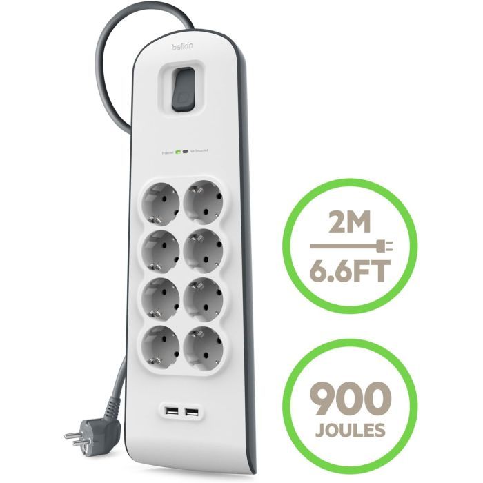 Сетевой фильтр питания Belkin BSV804VF2M-V2 изображение 2