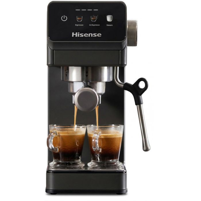 Ріжкова кавоварка еспресо Hisense HESCM20LP зображення 2