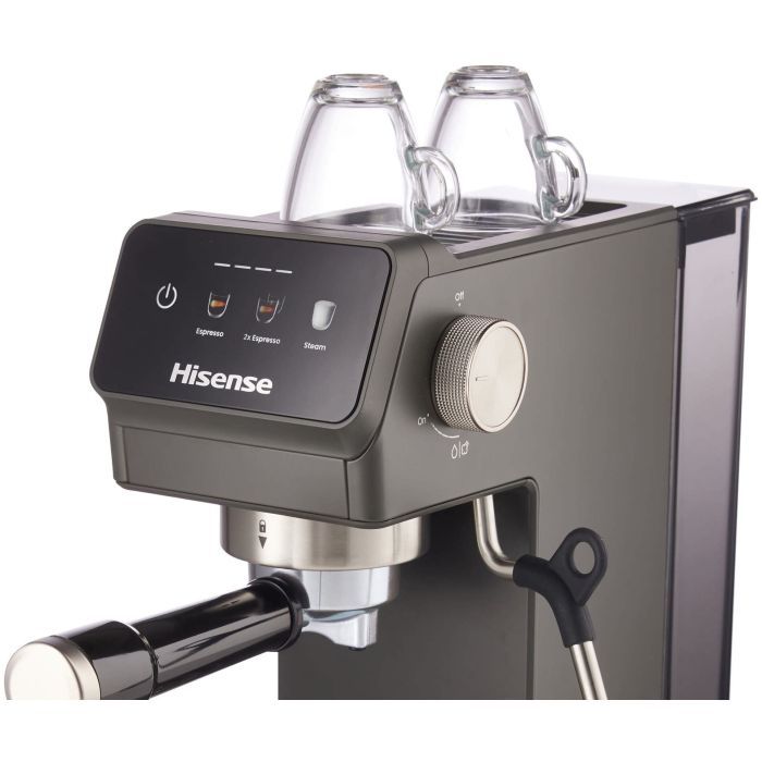 Ріжкова кавоварка еспресо Hisense HESCM20LP зображення 5