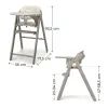 Стілець для годування Kinderkraft Tino Beige (5902533929771) зображення 8